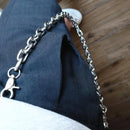 Moda punk hip-hop corrente para calças cintura corrente acessórios calças corrente mulheres homens metal calça corrente em jeans gadgets para homem