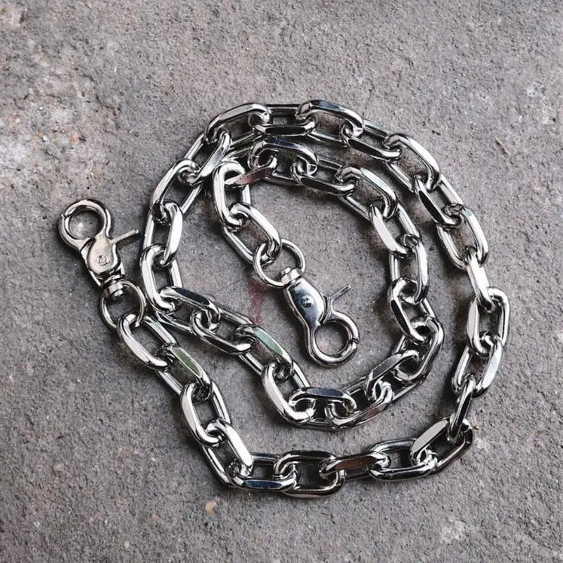 Moda punk hip-hop corrente para calças cintura corrente acessórios calças corrente mulheres homens metal calça corrente em jeans gadgets para homem