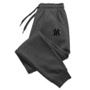 Moletom de algodão respirável masculino, roupa esportiva masculina, calça casual, corrida, esporte, outono, inverno