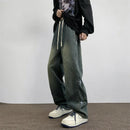 2024 novos jeans masculinos estilo americano estrela bordado na moda marca high street vintage angustiado versátil perna calças de emagrecimento