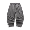 Primavera masculina solta harem calças de linho chinês oversize sweatpants alta qualidade casual marca masculina harem calças