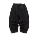 Primavera masculina solta harem calças de linho chinês oversize sweatpants alta qualidade casual marca masculina harem calças