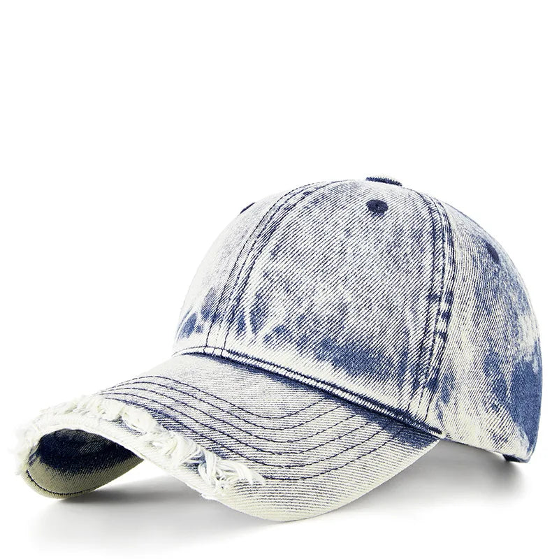 Boné de beisebol jeans vintage velho para homens, tampas de sol grandes, chapéu snapback hip-hop para senhora, moda, novo, 55-62cm, 2021