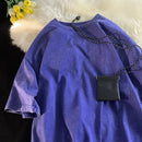 Qualidade oversized ácido lavado y2k t camisa masculina vintage camisetas streetwear lavagem mineral camisetas menino solto marca de luxo topos