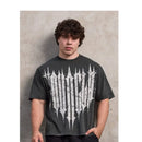 Ya camisetas masculinas verão novos esportes lazer algodão em torno do pescoço moda solta e confortável roupas ginásio correndo camisas homem