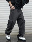 Y2k novos jeans baggy masculino hip hop harajuku calças de perna larga calças jeans masculinas streetwear coreano calças de carga oversize