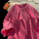 Qualidade oversized ácido lavado y2k t camisa masculina vintage camisetas streetwear lavagem mineral camisetas menino solto marca de luxo topos